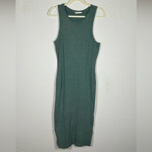 NWOT Double Zero Teal Tank Midi Dress- L